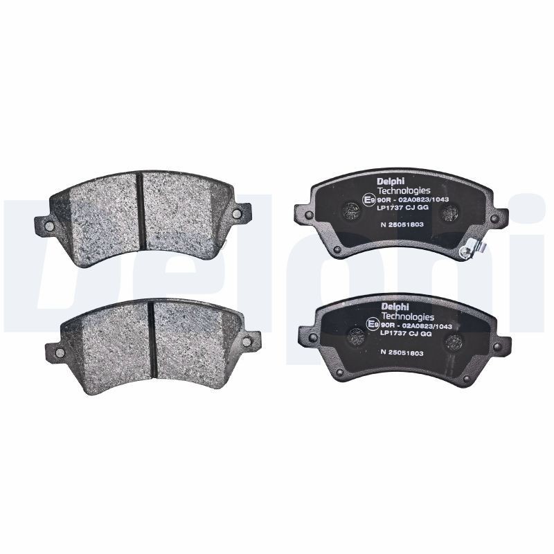 Delphi LP1737 Fren Balatası | Toyota Corolla 1.4 / 1.6 / 1.8 / 2.0 2001–2008 ürün görseli