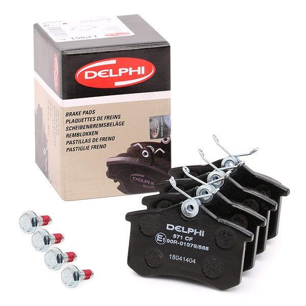 Delphi LP571 Fren Balatası | Audi A4/A6 • Peugeot 405 • Seat Exeo • VW Vento • 1.8 / 1.9