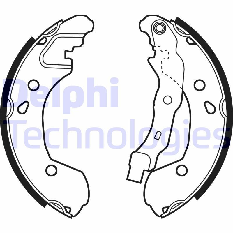 Delphi LS1965 Fren Balatası | Renault Clio III/Modus • Nissan Note/Terrano III/Micra/Bluebird Sylphy II • 1.5 dCi / 1.2 Benzin