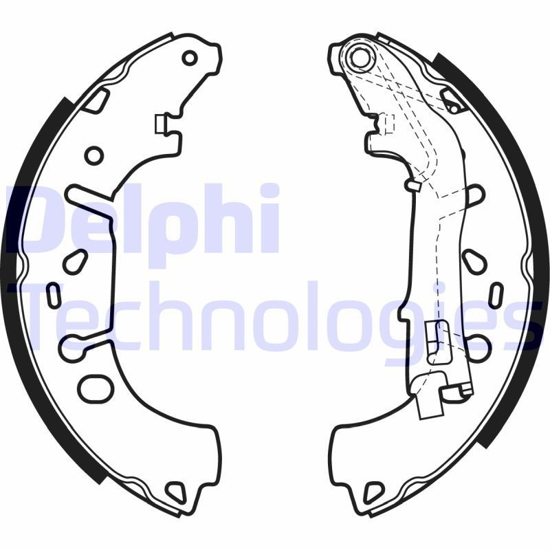 Delphi LS1981 Fren Balatası | Fiat Punto/Linea • 1.3 MultiJet / 1.4 Benzin