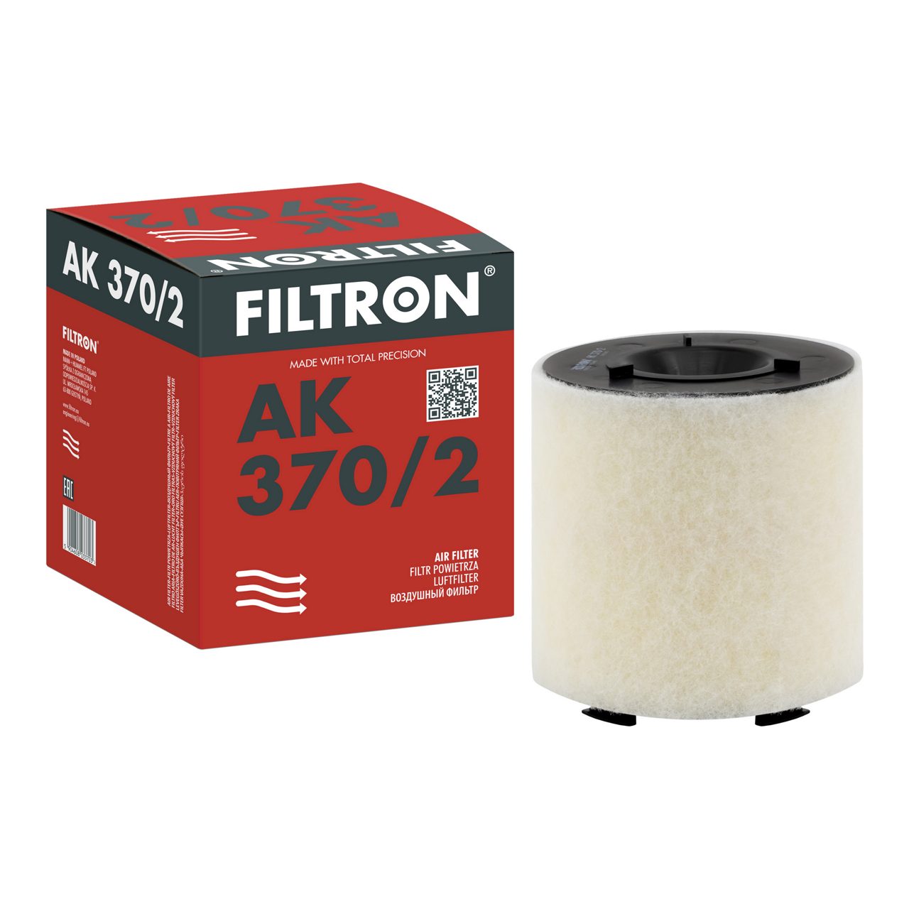 Filtron AK370/2 Hava Filtresi | Seat Ibiza IV • Skoda Fabia II/Rapid/Roomster • Audi A1 • 1.6 TDI / 1.2 TSI