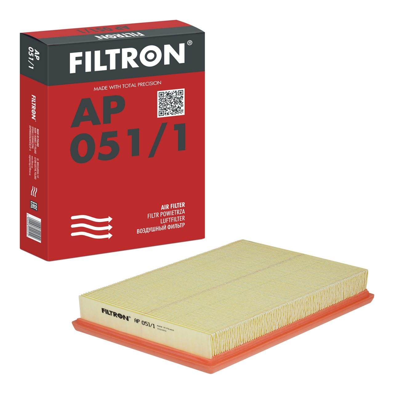 Filtron AP051/1 Hava Filtresi | Opel Combo/Corsa C/Meriva A/Tigra • 1.3 CDTI / 1.4 Benzin