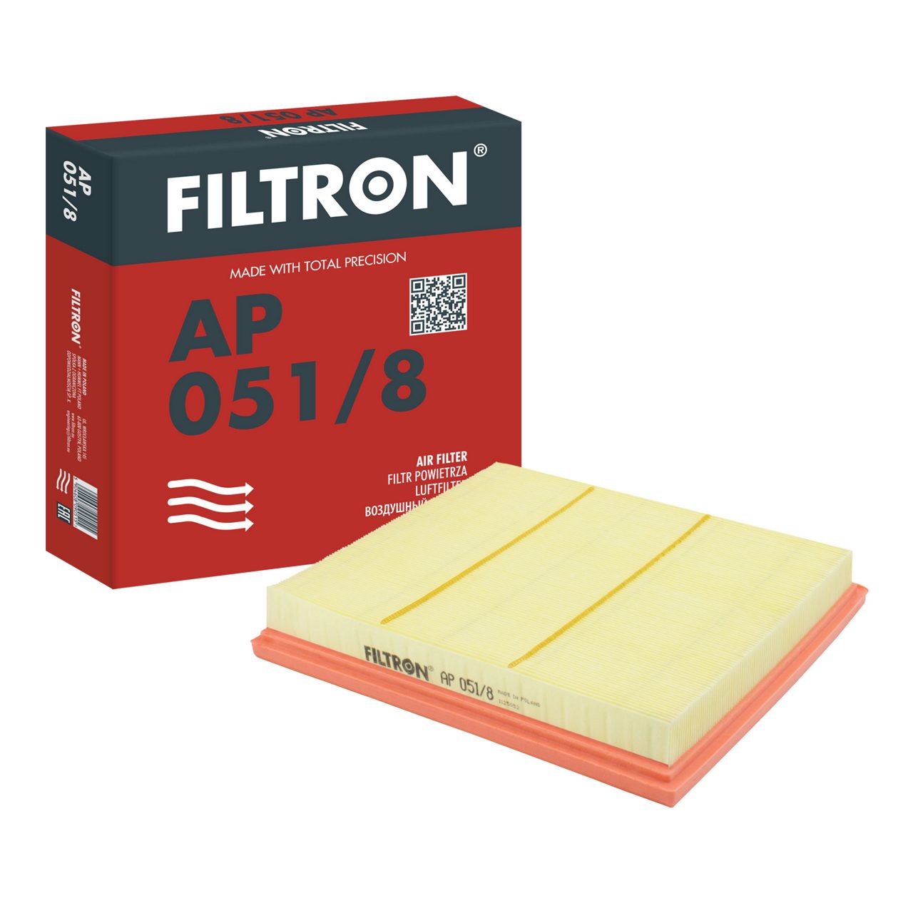 Filtron AP051/8 Hava Filtresi | Chevrolet Cruze/Orlando • Opel Astra • 1.6 Benzin / 1.4 Benzin ürün görseli