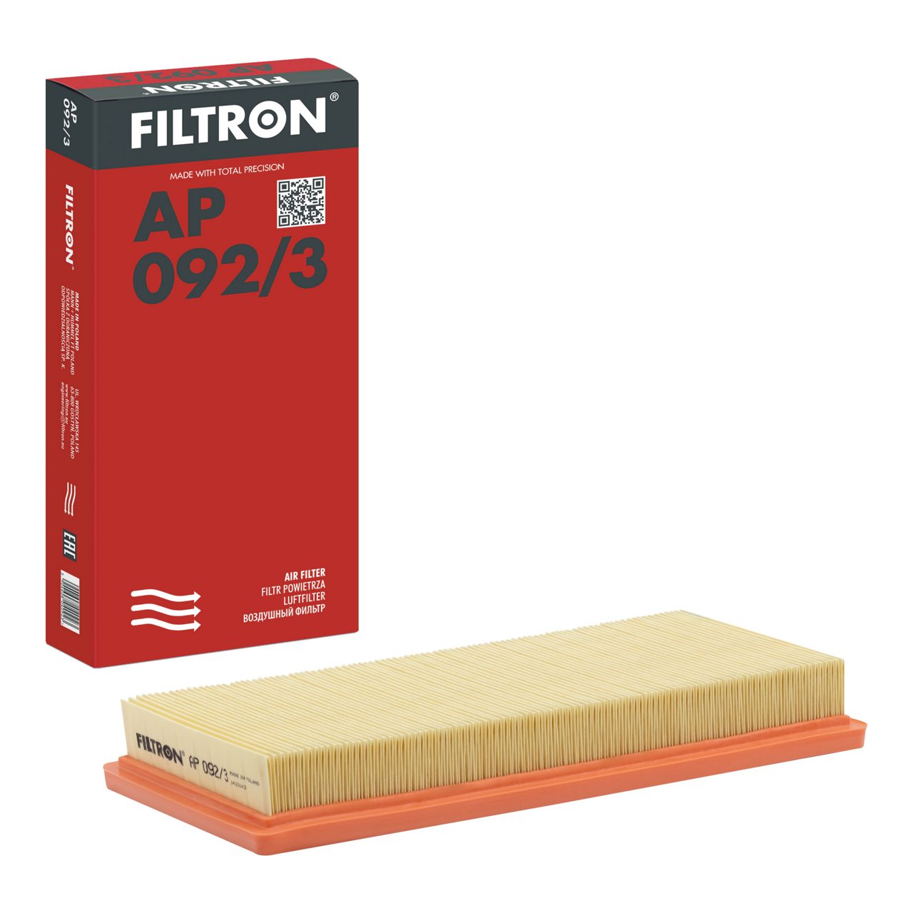 Filtron AP092/3 Hava Filtresi | Fiat Stilo/Idea/Egea • Alfa Romeo Mito • Lancia Musa • 1.4 Benzin / 1.2 Benzin