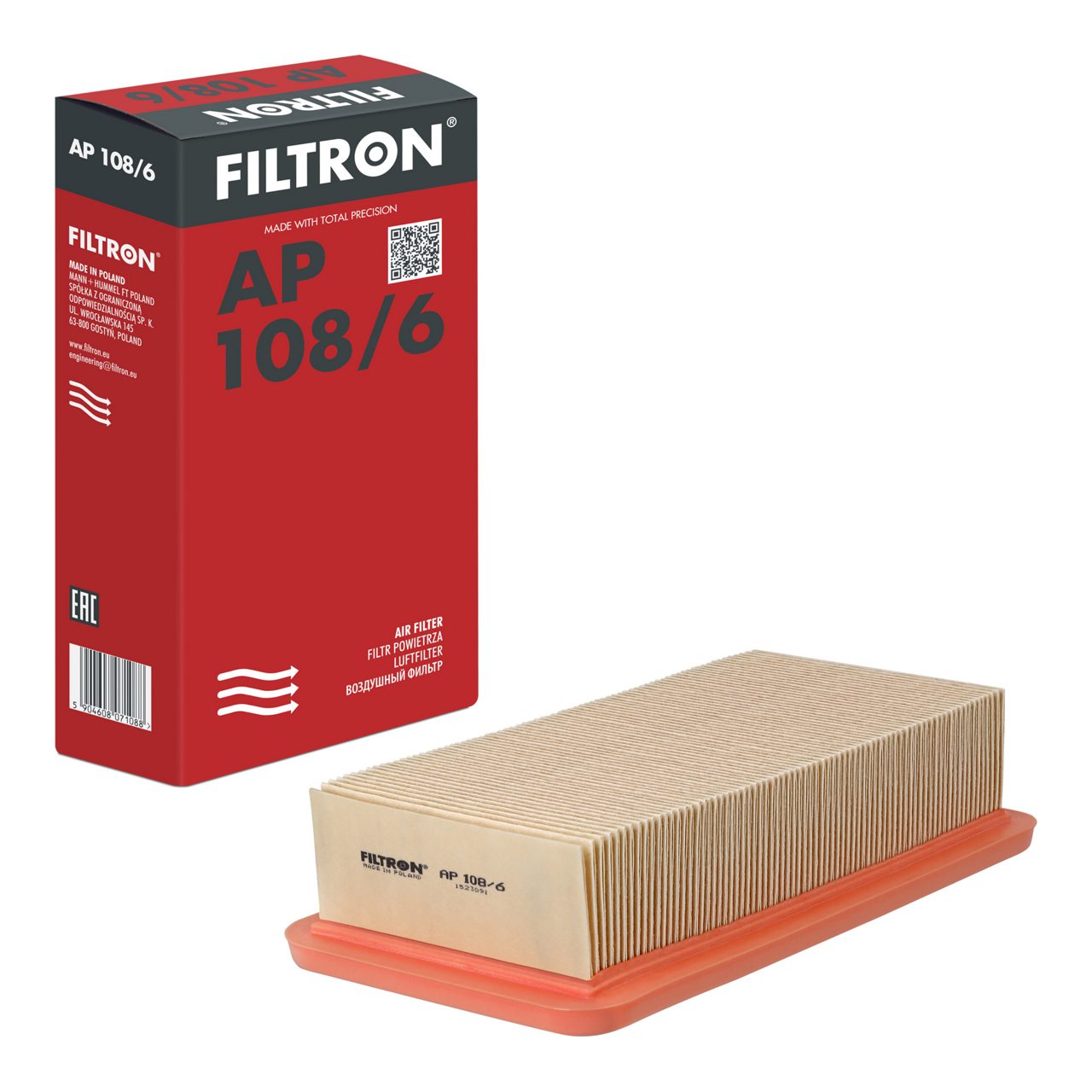 Filtron AP108/6 Hava Filtresi | Hyundai Accent II 1.6
