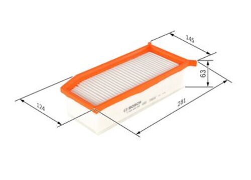 Filtron AP133/5 Hava Filtresi | Dacia Duster/Dokker/Lodgy • Renault Clio IV/Captur I • 1.5 dCi / 1.6 Benzin