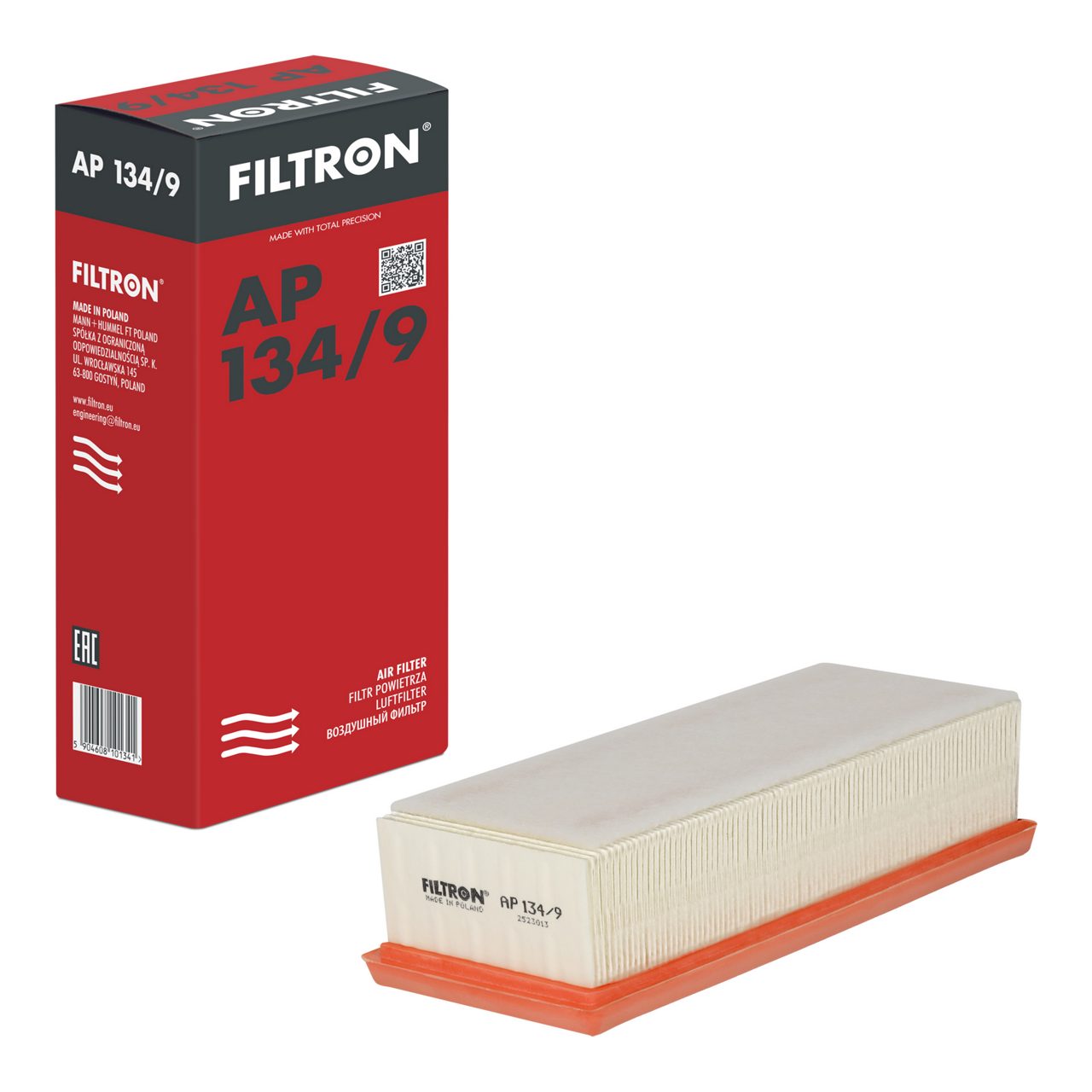 Filtron AP134/9 Hava Filtresi | Dacia Duster/Logan/Sandero • Renault Logan I • 1.5 dCi