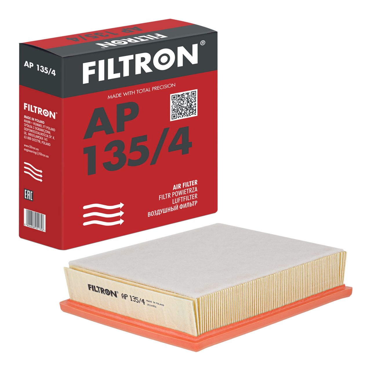 Filtron AP135/4 Hava Filtresi | Renault Laguna/Latitude • 2.0 dCi / 1.5 dCi