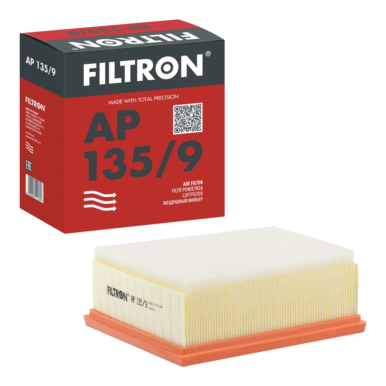 Filtron AP135/9 Hava Filtresi | Renault Megane IV/Talisman/Scenic/Espace V • 1.5 dCi / 1.6 dCi