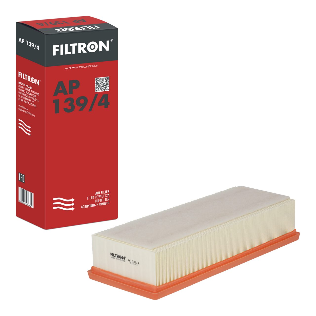 Filtron AP139/4 Hava Filtresi | Audi Q5/A4/A5 • 2.0 TDI