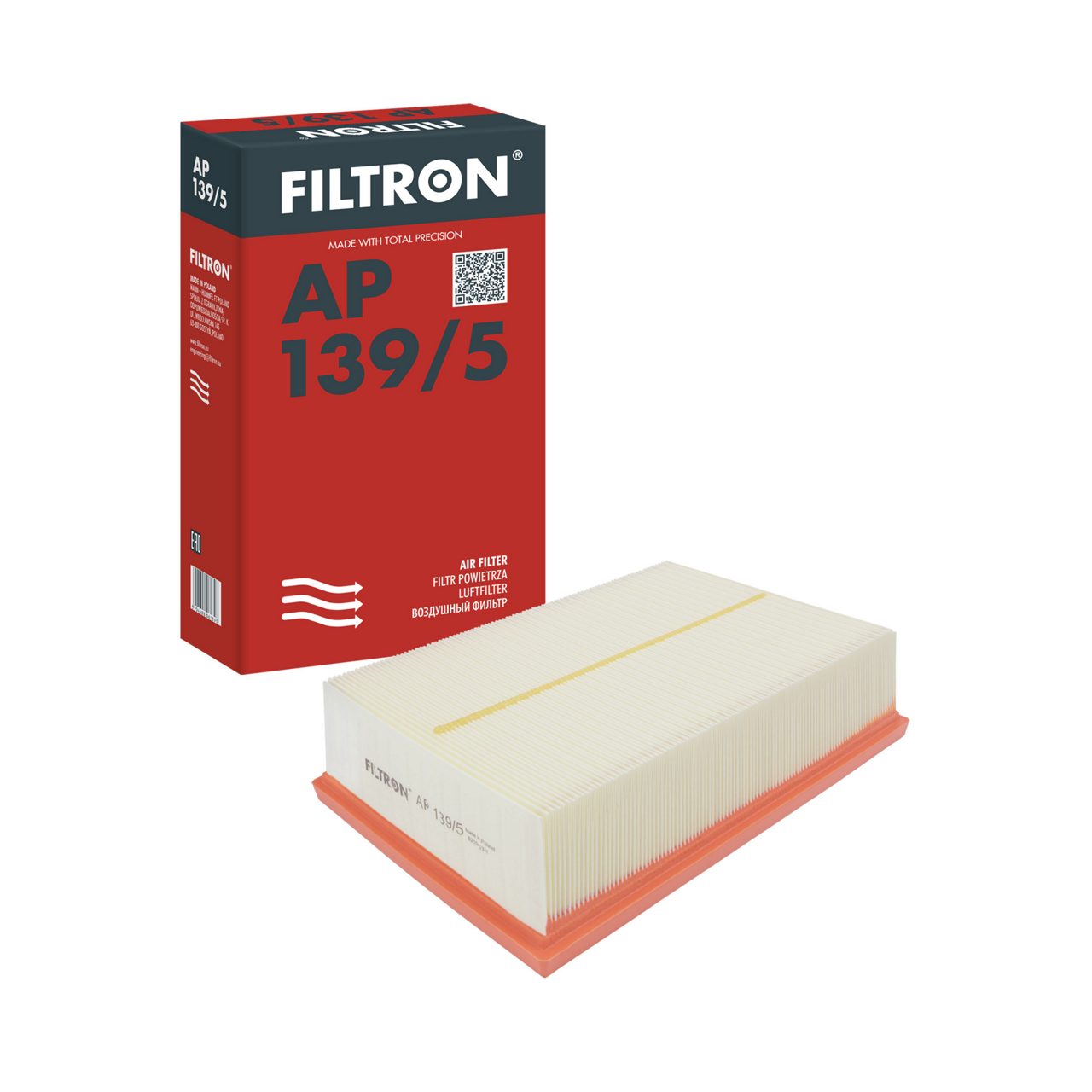 Filtron AP139/5 Hava Filtresi | Audi A3 • Seat Leon • Skoda Octavia • VW Golf/Passat • 2.0 TDI / 1.6 TDI
