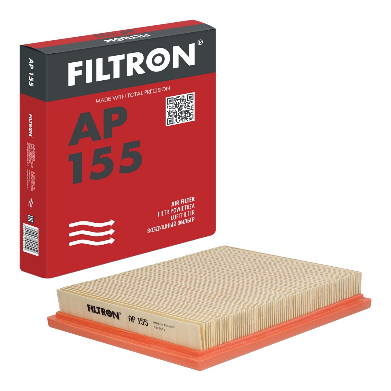 Filtron AP155 Hava Filtresi | Fiat Palio/Albea/Strada • 1.2 Benzin / 1.6 Benzin