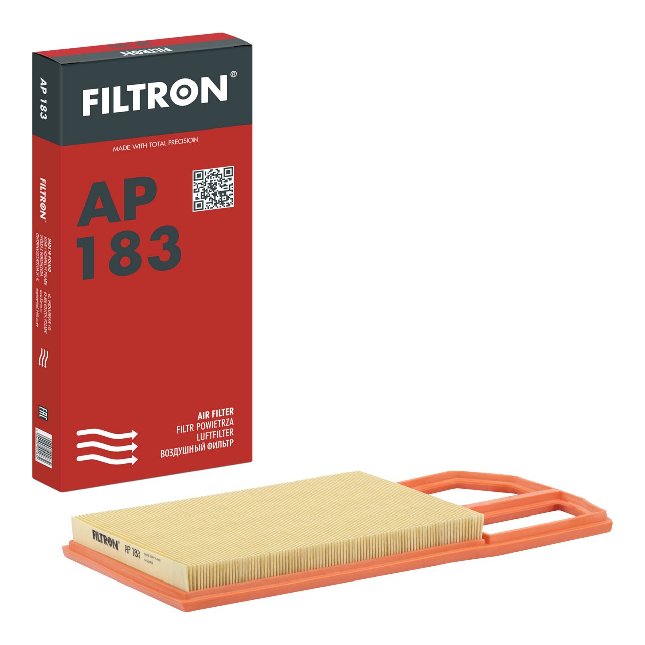 Filtron AP183 Hava Filtresi | VW Polo/Golf/Bora • Seat Cordoba/Ibiza • 1.4 Benzin / 1.6 Benzin
