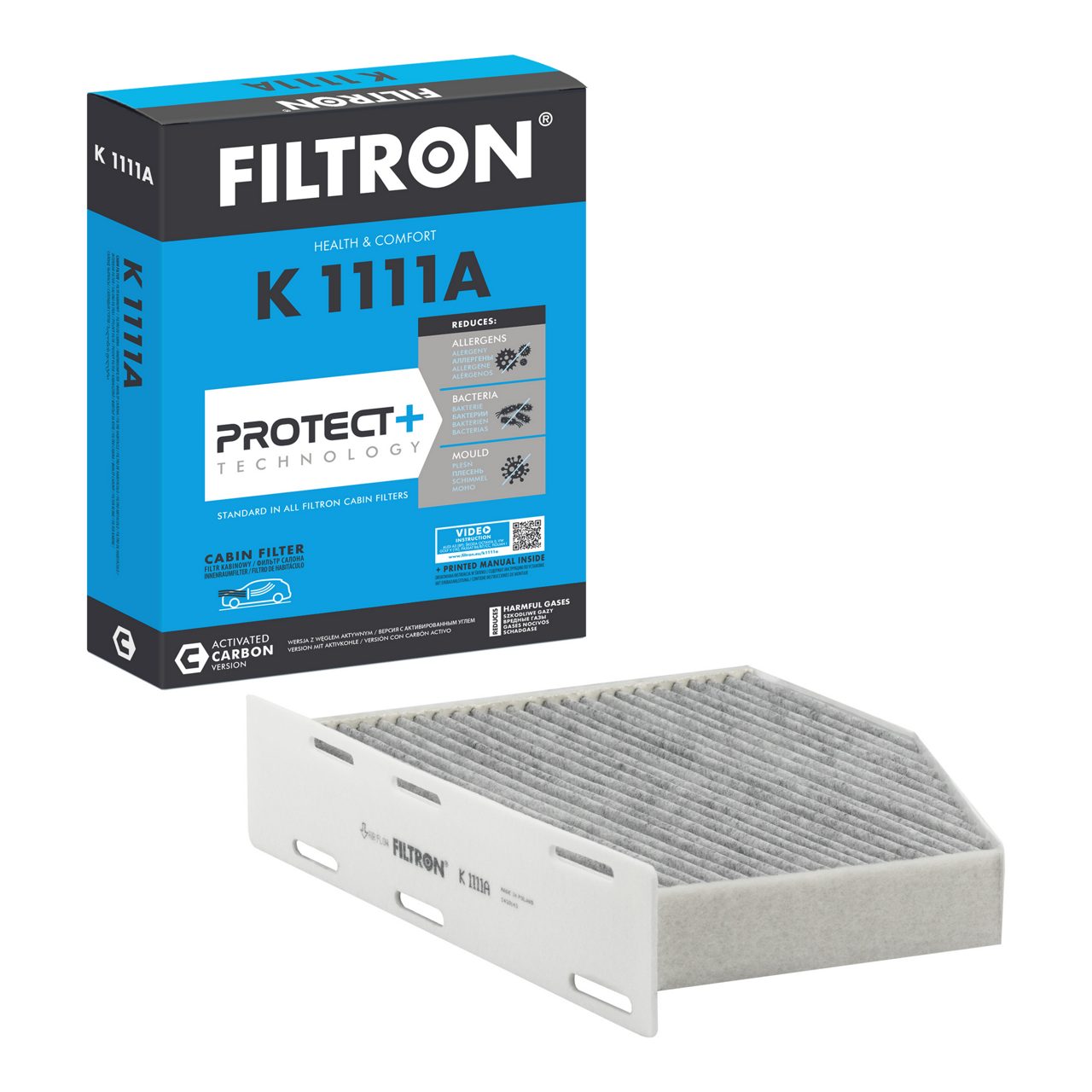 Filtron K1111A Polen Filtresi | VW Golf/Caddy/Passat • Audi A3 • Skoda Octavia II • 2.0 TDI / 1.4 TSI
