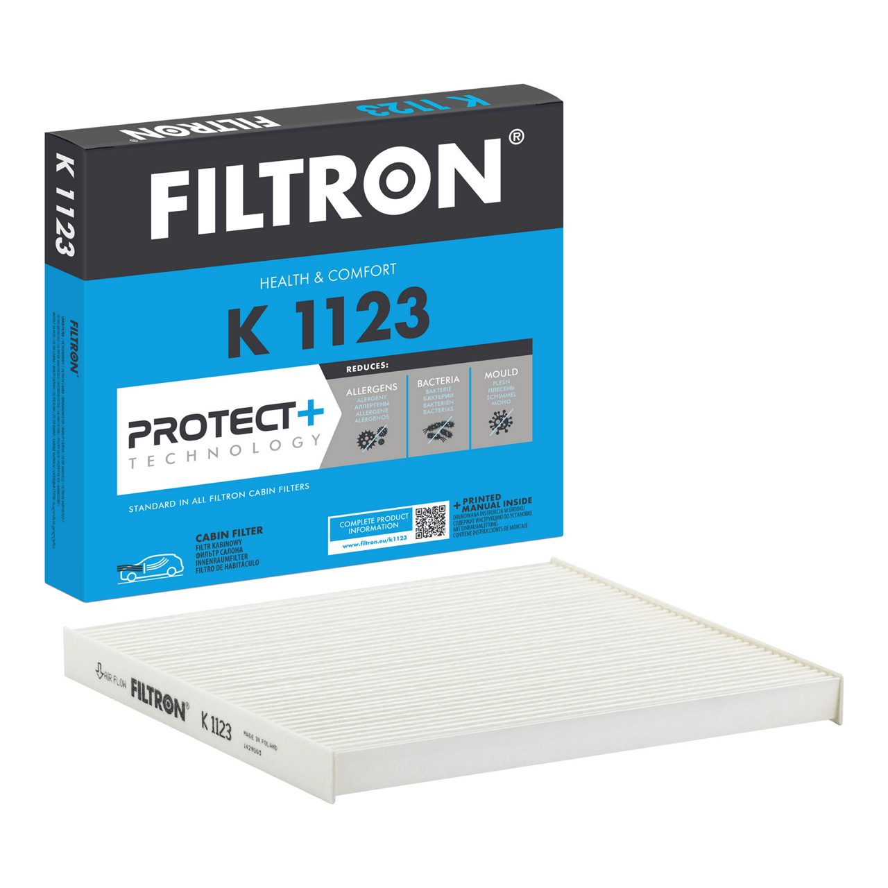 Filtron K1123 Polen Filtresi | Toyota Avensis/Corolla/Corolla Verso • 2.0 D-4D / 1.6 VVT-i
