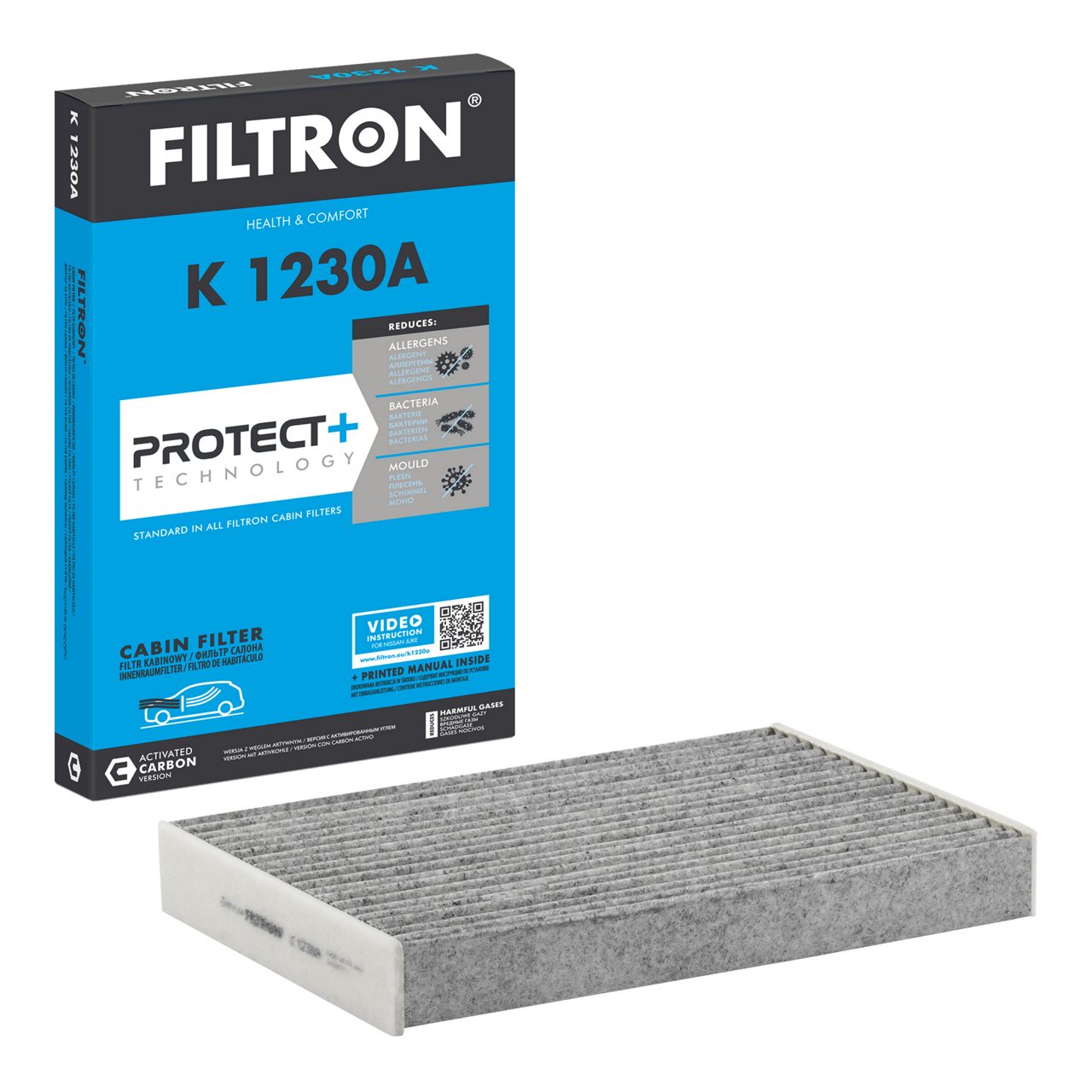 Filtron K1230A Polen Filtresi | Nissan Juke/Pulsar • Renault Fluence • 1.6 Benzin / 1.5 dCi
