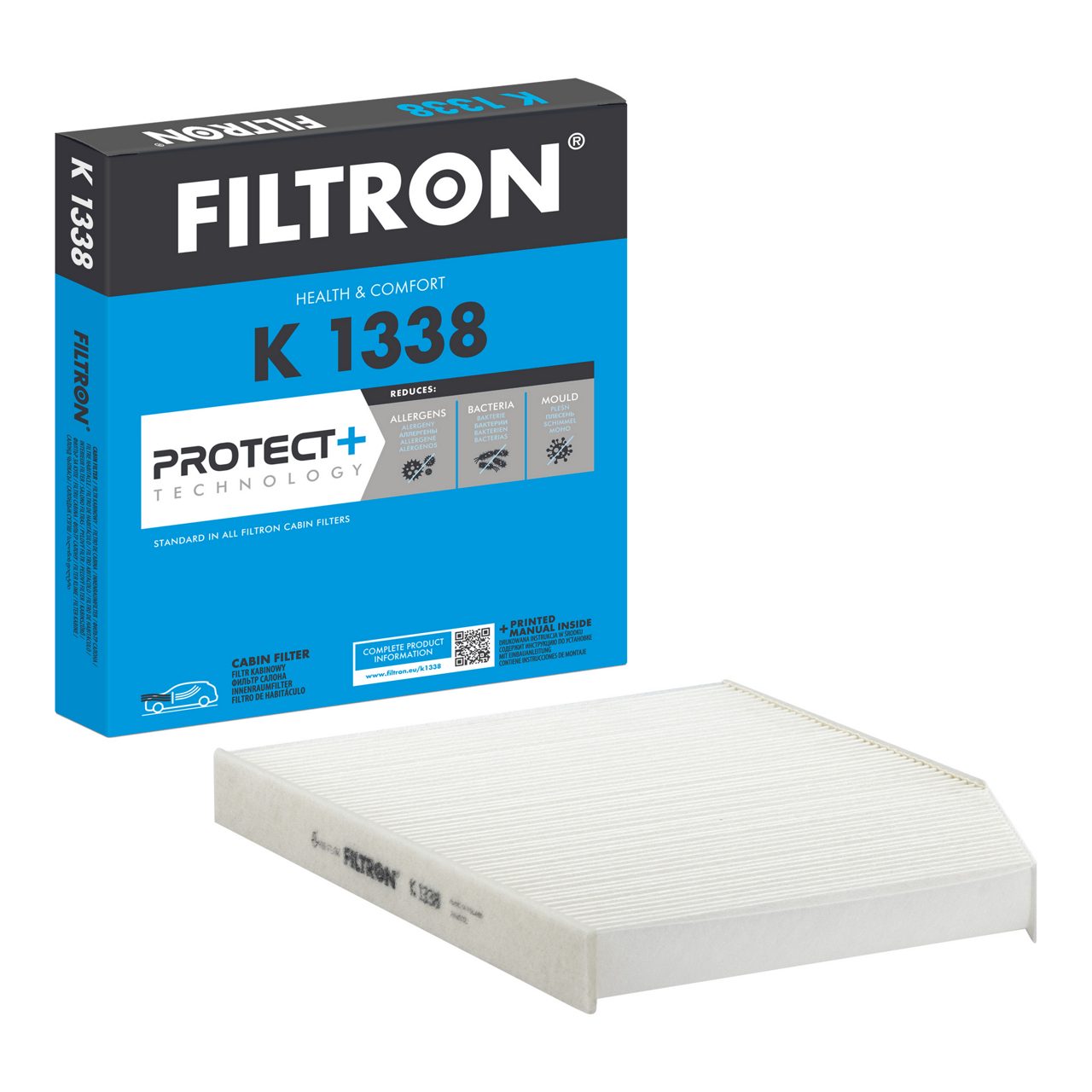 Filtron K1338 Polen Filtresi | Ford Transit/Transit Custom/Tourneo Custom • 2.0 Dizel / 2.2 Dizel