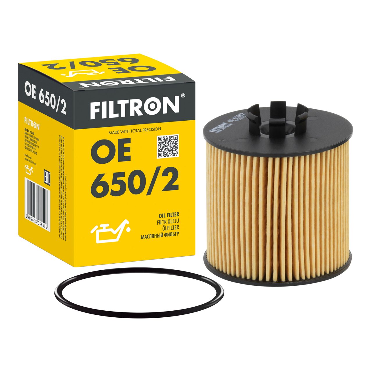 Filtron OE 650/2 Yağ Filtresi | VW Golf/Touran/Jetta III • Audi A3 • Seat Ibiza • 1.4 TSI / 1.6 Benzin