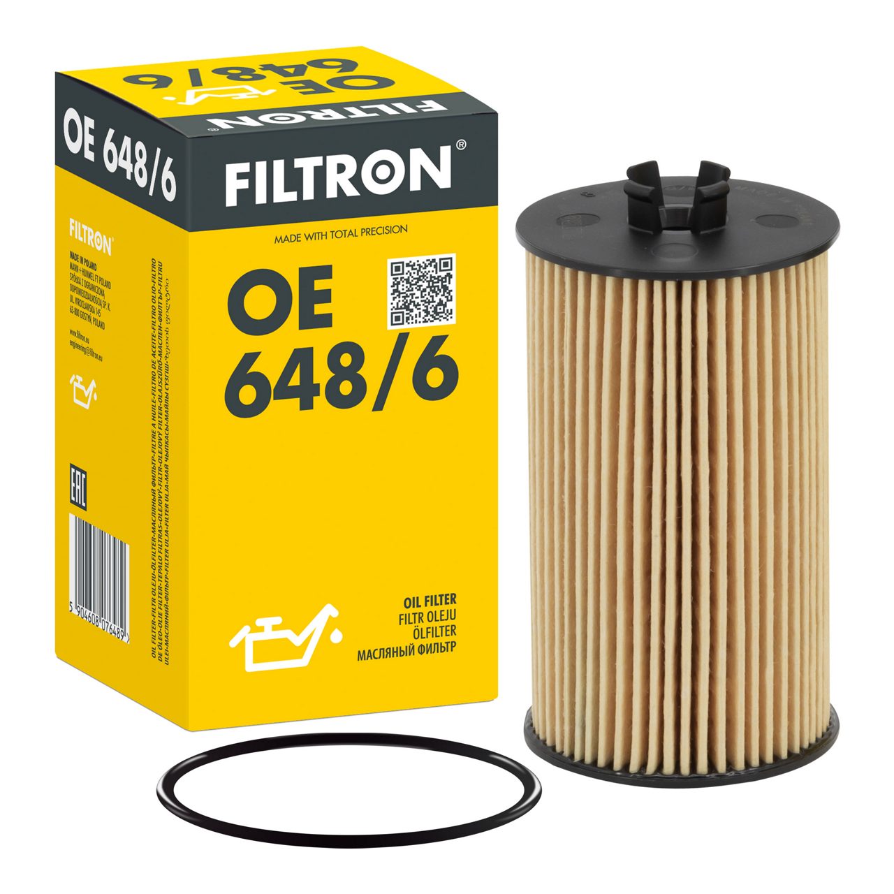 Filtron OE648/6 Yağ Filtresi | Opel Astra/Corsa/Insignia A • Chevrolet Cruze/Aveo • 1.4 Benzin / 1.6 Benzin