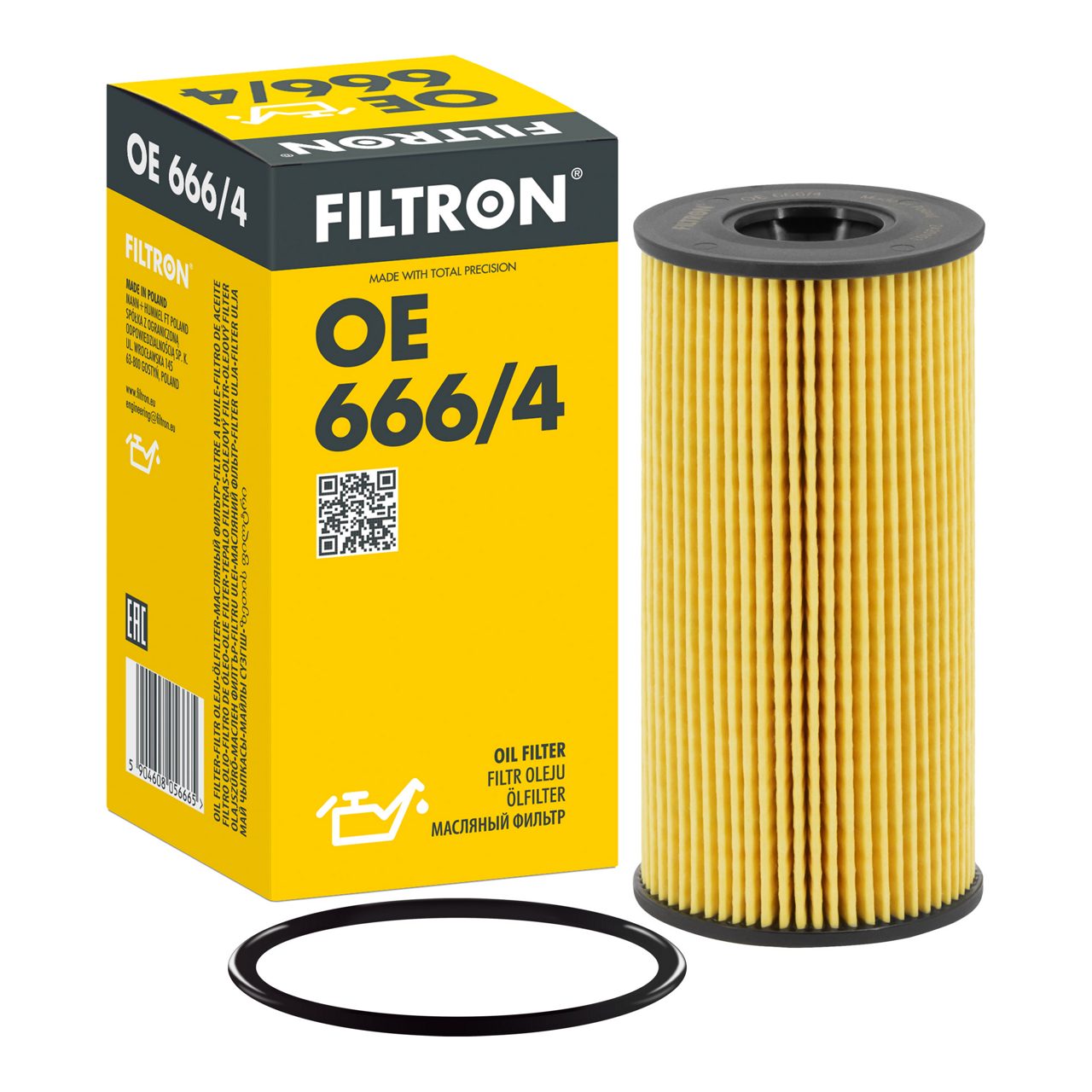 Filtron OE666/4 Yağ Filtresi | Renault Trafic/Megane/Laguna • Opel Vivaro A/Movano A • 2.0 dCi / 1.5 dCi
