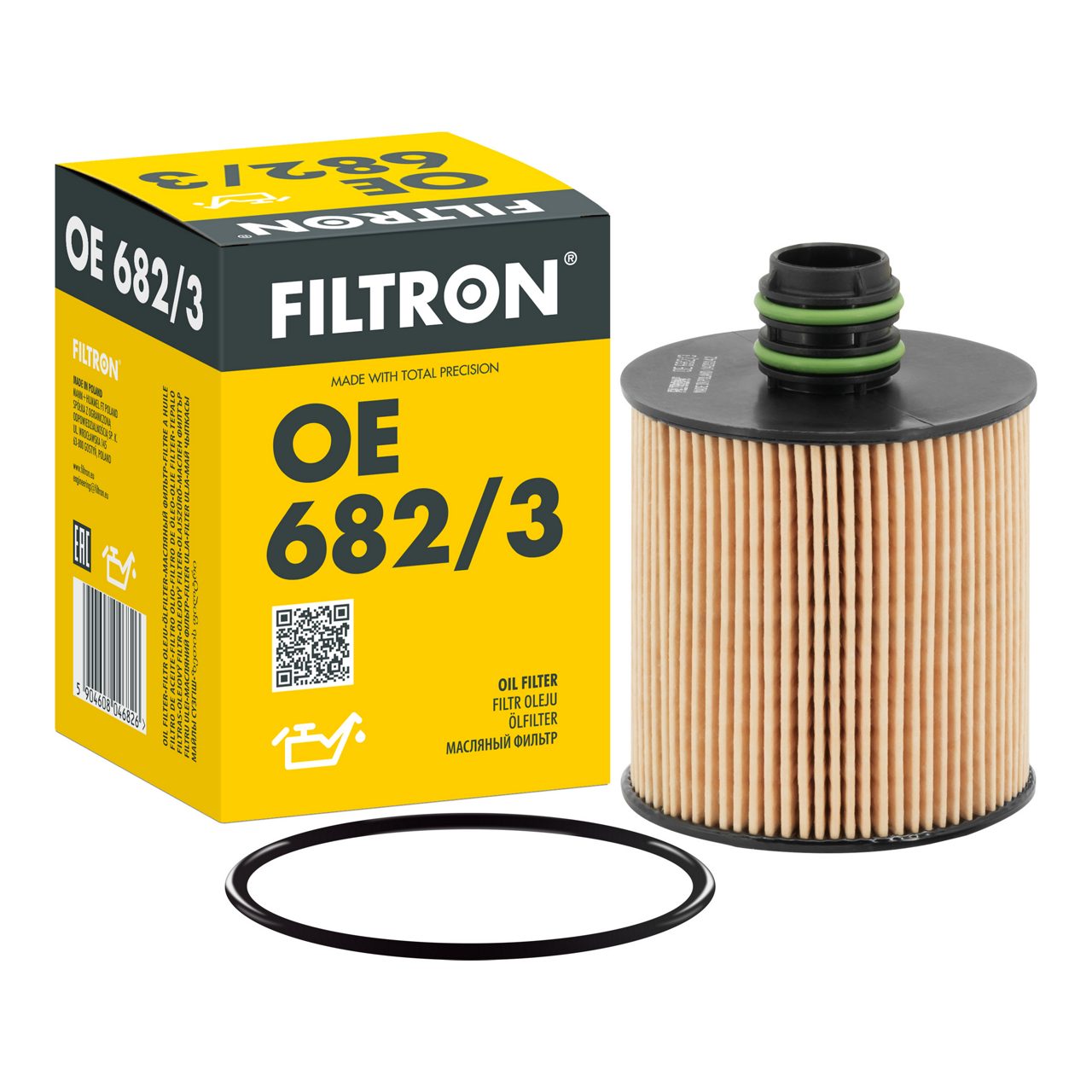 Filtron OE682/3 Yağ Filtresi | Fiat Doblo/500x • Opel Combo • Alfa Romeo Giulietta • Jeep Cherokee • 1.6 MultiJet / 1.6 Dizel