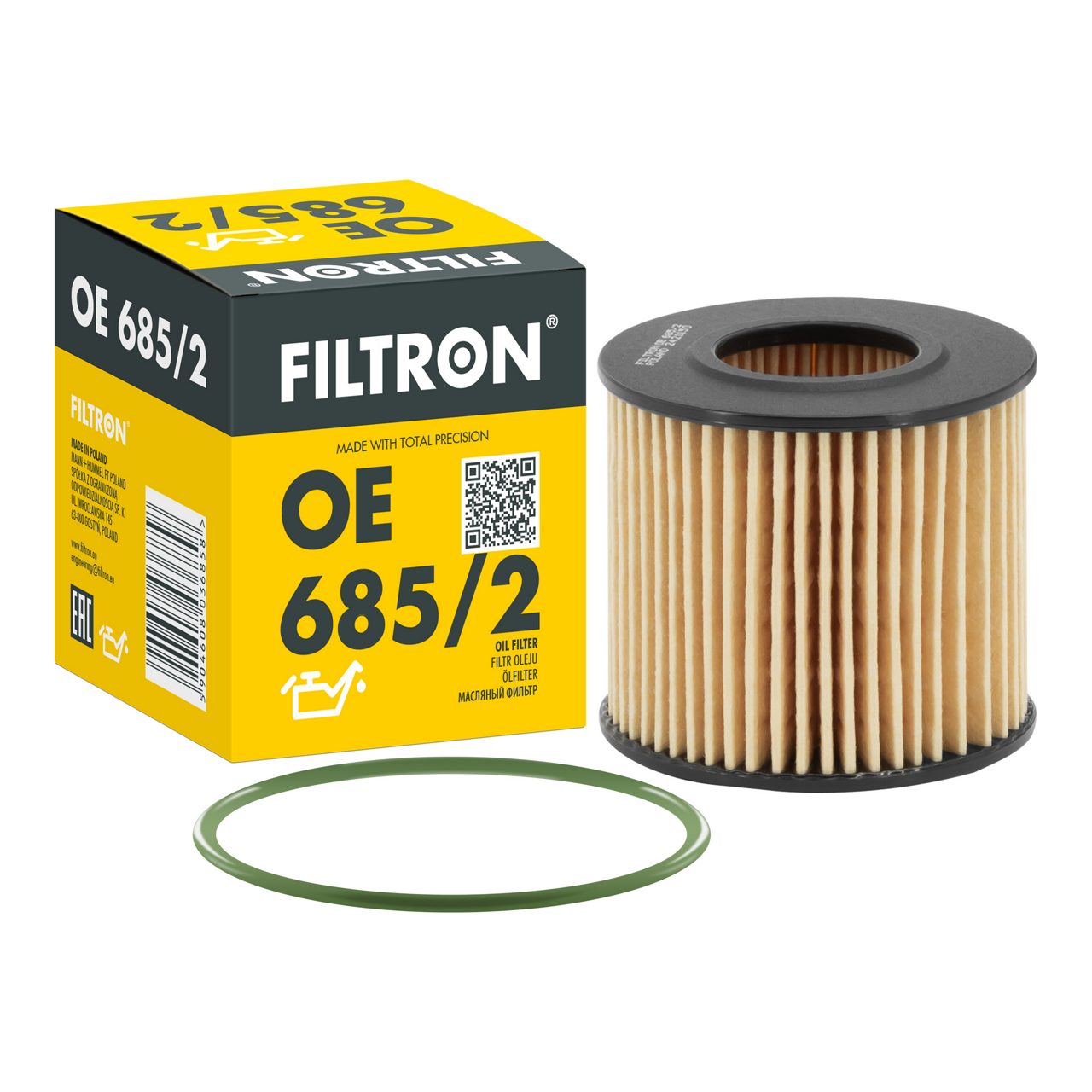Filtron OE685/2 Yağ Filtresi | Toyota Auris/Avensis/Corolla • Daihatsu Sirion • Aston Martin Cygnet • 1.3 Benzin / 1.6 Benzin