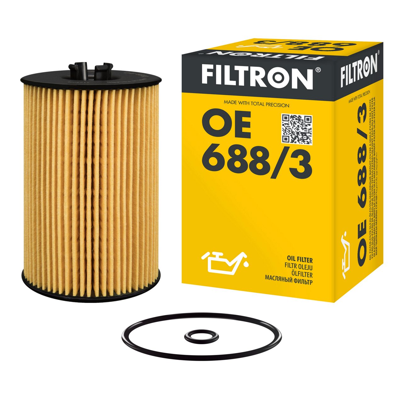 Filtron OE688/3 Yağ Filtresi | Audi A3/A4 • VW Golf/Transporter • Seat Leon • 2.0 TDI / 1.6 TDI