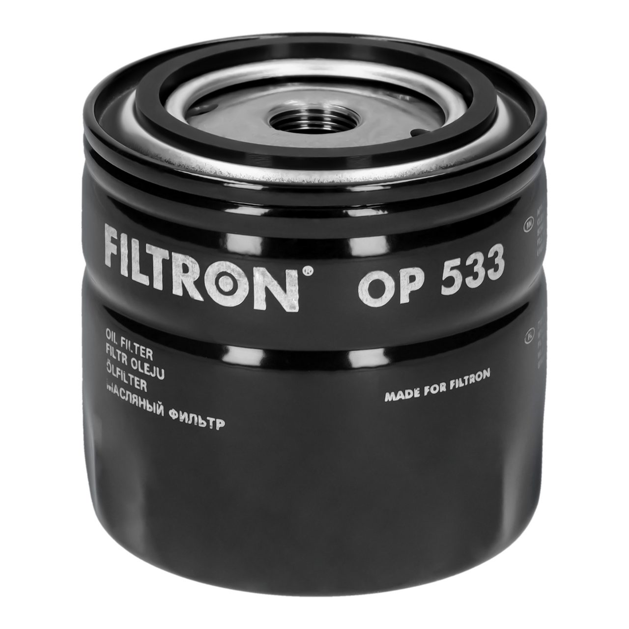Filtron OP533 Yağ Filtresi | Fso Polonez • Lada VAZ/Nova • Renault Master I • Opel Commodore A • 1.6 Benzin / 1.5 Benzin ürün görseli