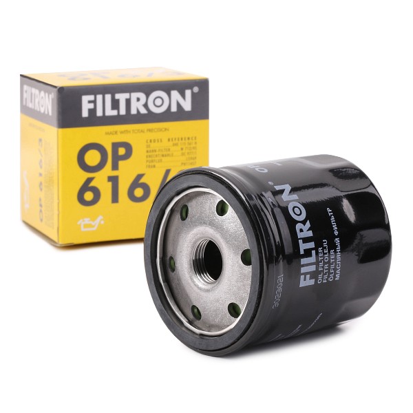 Filtron OP616/3 Yağ Filtresi | VW Golf/Caddy • Seat Leon/Ibiza • Audi A3 • 1.4 TSI / 1.0 TSI