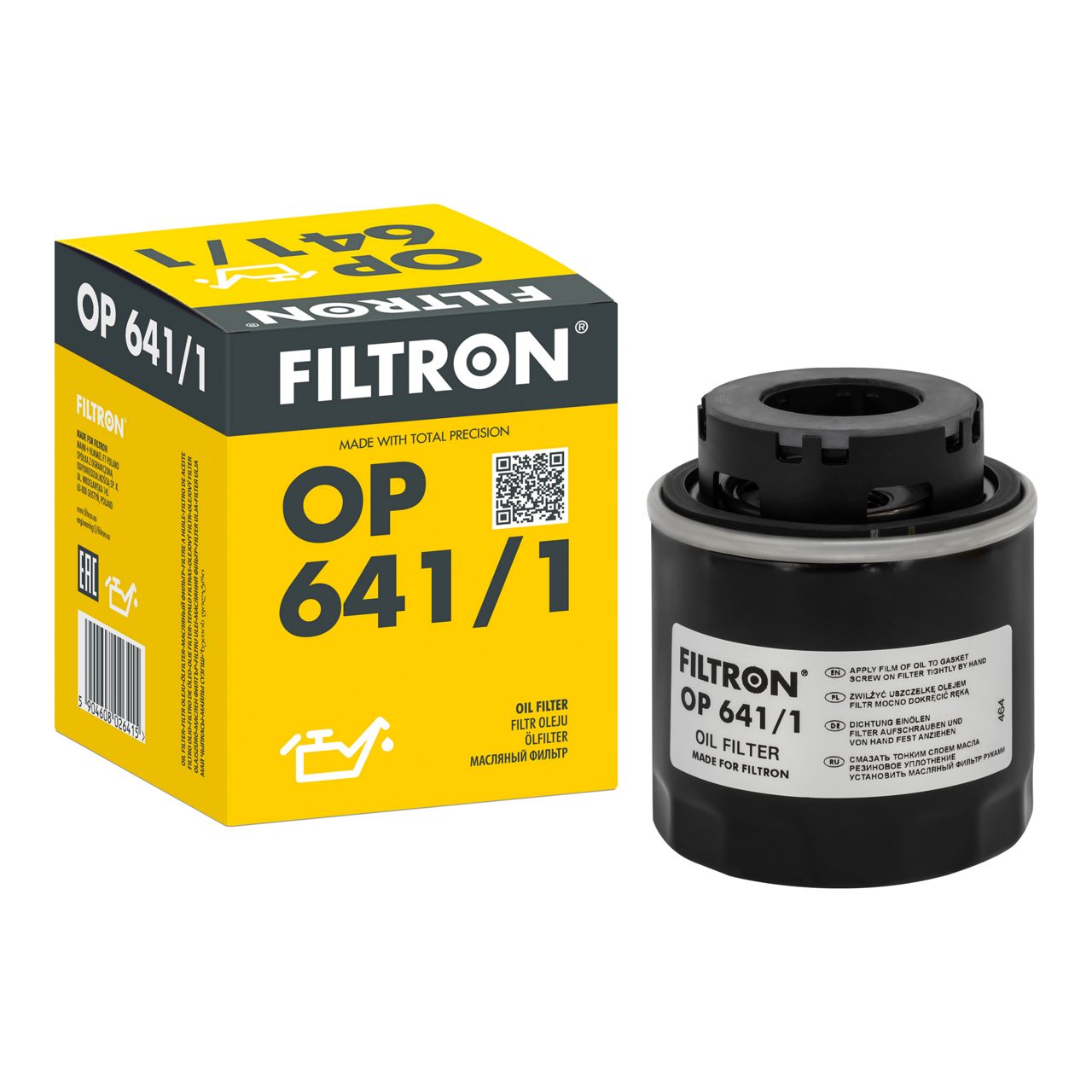 Filtron OP641-1 Yağ Filtresi | VW Golf/Touran/Passat • Seat Ibiza IV • Audi A3 • 1.4 TSI / 1.2 TSI