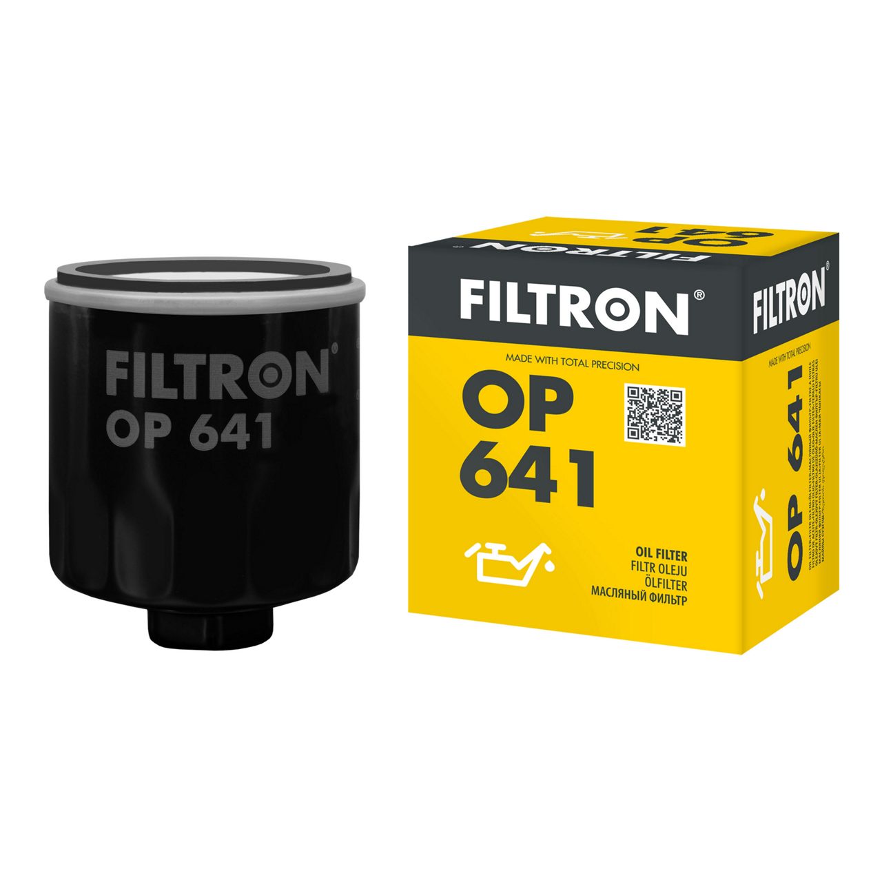 Filtron OP641 Yağ Filtresi | VW Polo/Golf/Caddy • Seat Ibiza/Cordoba • 1.4 Benzin / 1.6 Benzin