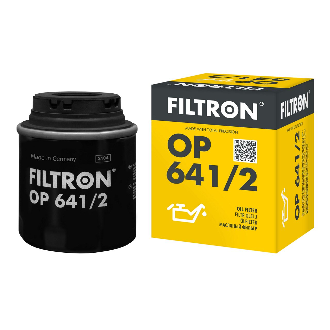 Filtron OP641/2 Yağ Filtresi | VW Golf/Passat • Seat Ibiza IV • Skoda Rapid/Fabia II • 1.4 TSI / 1.2 TSI