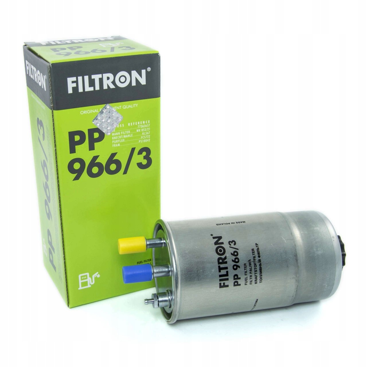 Filtron PP966/3 Yakıt Filtresi | Fiat Ducato/Punto/Doblo • Alfa Romeo 159 • Opel Combo • 1.3 MultiJet / 1.6 MultiJet