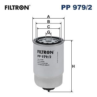 Filtron PP979/2 Yakıt Filtresi | Hyundai I30/H-1/Tucson • Kia Cee'd/Sportage • 1.6 CRDi / 2.0 CRDi