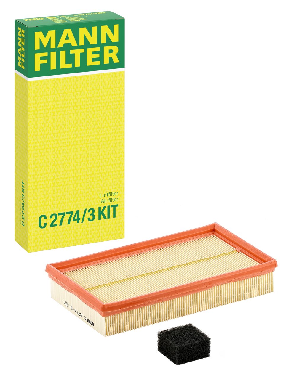 MANN C2774/3 KIT Hava Filtresi | Ford Focus I 1.8 1998–2005 / Tourneo Connect 1.8 / Transit Connect 1.8