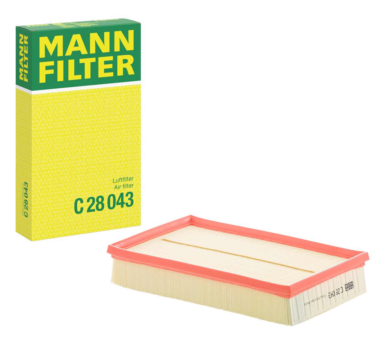 MANN C28043 Hava Filtresi | VW Golf • Seat Leon • Audi A3/A1 • Skoda Octavia • 1.5 TSI / 1.0 TSI