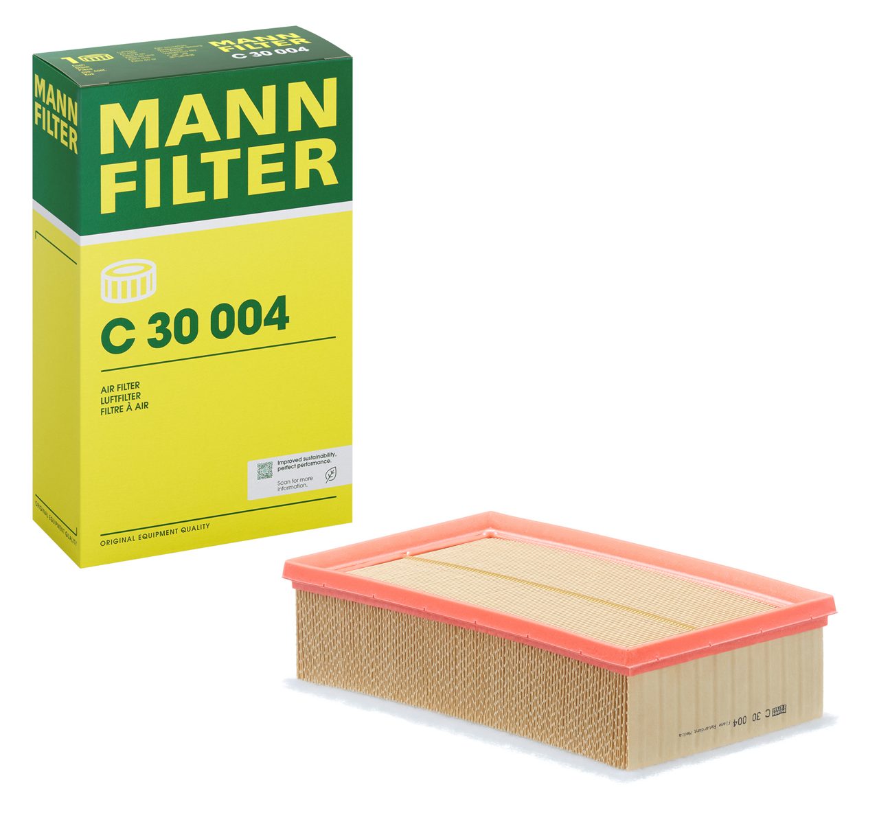 MANN C30004 Hava Filtresi | Audi A3 • Seat Leon • Skoda Octavia • VW Golf/Passat • 2.0 TDI / 1.6 TDI