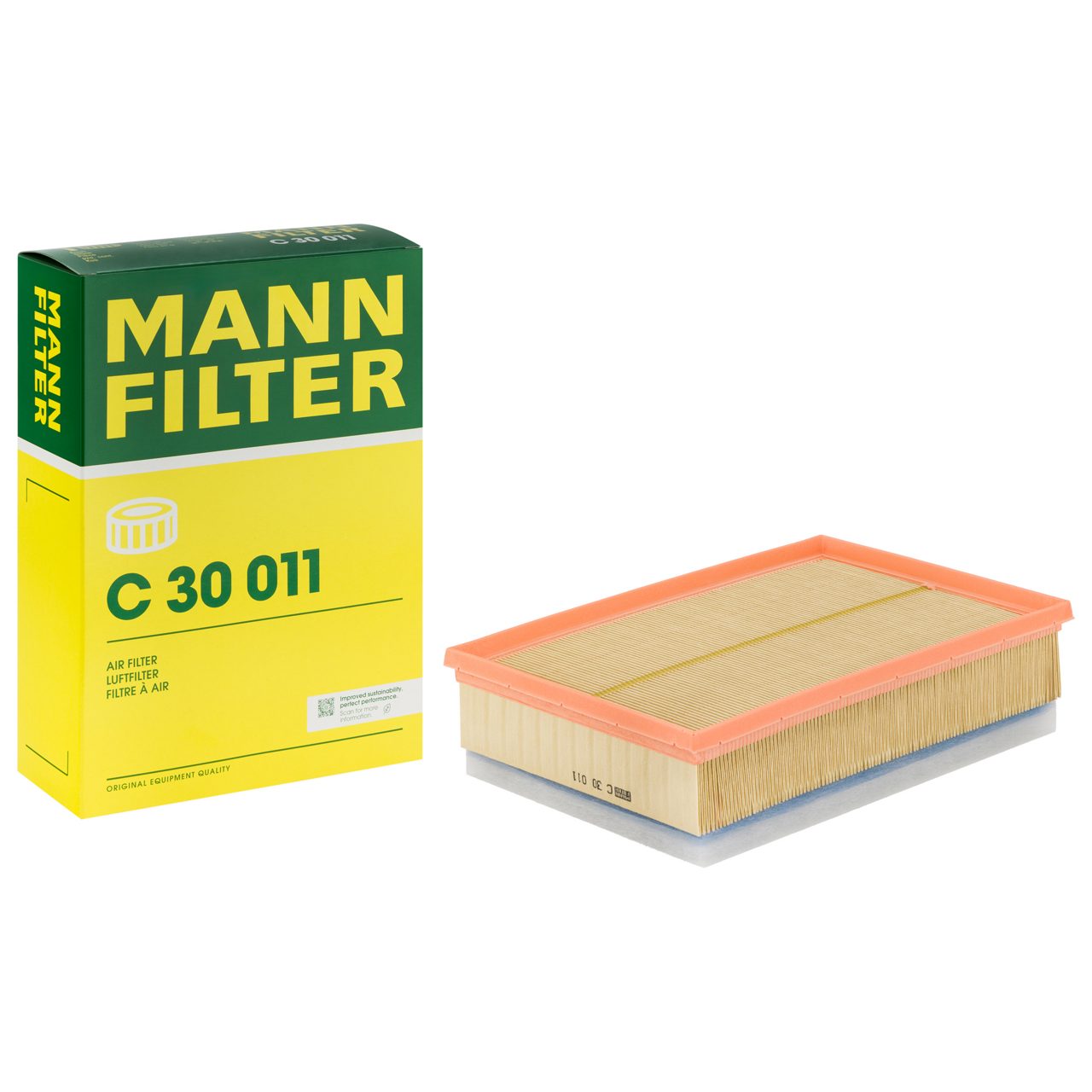 MANN C30011 Hava Filtresi | Opel Movano B • Nissan Nv400 • Renault Master III • 2.3 dCi / 2.3 CDTI