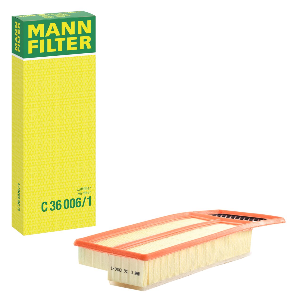 MANN C36006/1 Hava Filtresi | Fiat Panda/Punto/Doblo • Opel Combo • Alfa Romeo Mito • 1.3 MultiJet / 1.3 CDTI