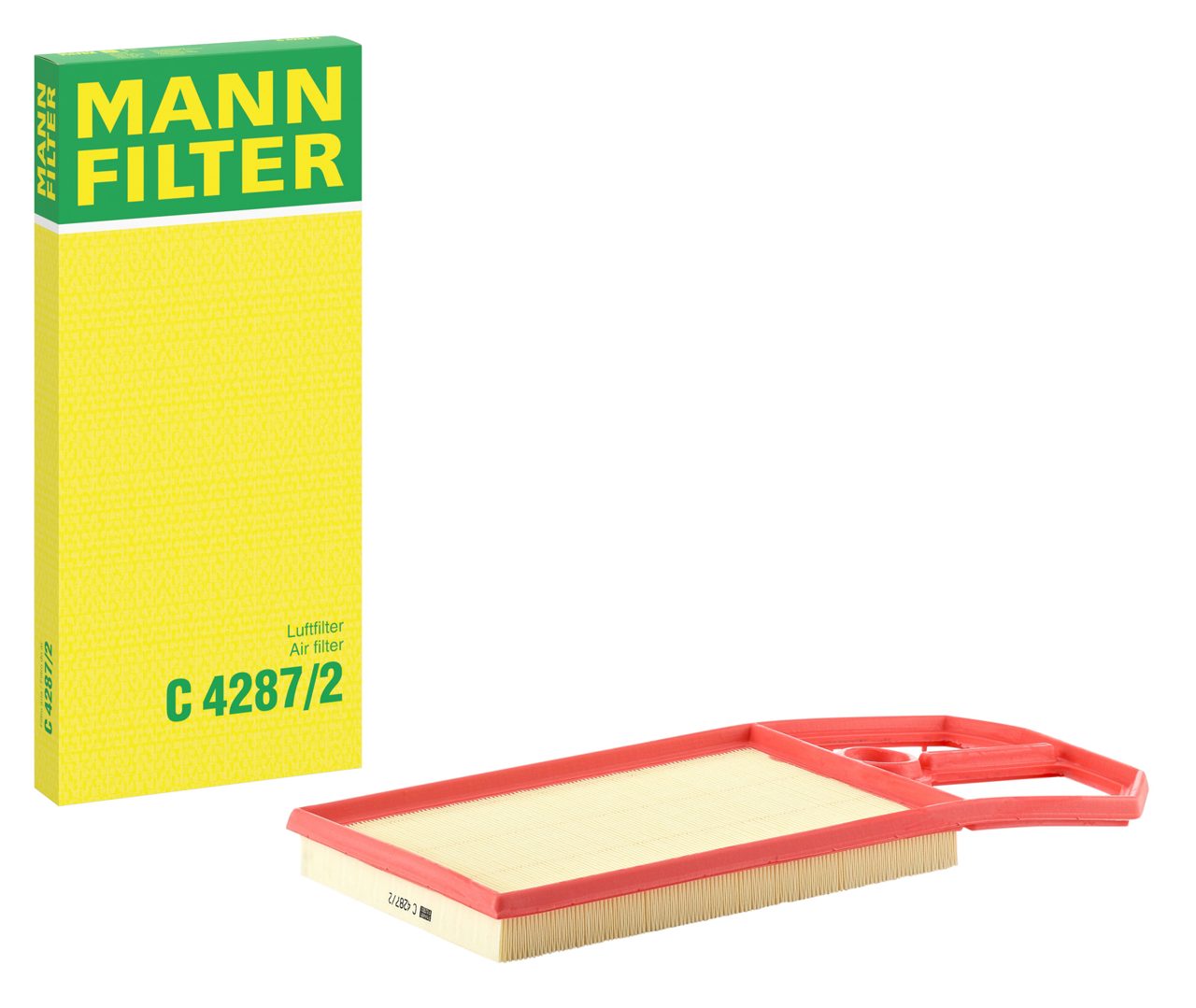 MANN C4287/2 Hava Filtresi | VW Polo/Golf/Bora • Seat Cordoba/Ibiza • 1.4 Benzin / 1.6 Benzin