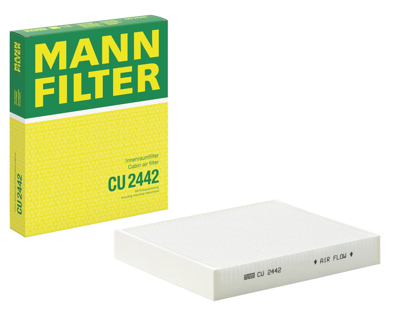 MANN CU2442 Polen Filtresi | Opel Astra/Insignia A/Zafira • Chevrolet Aveo • Saab 9-5 • 1.4 Benzin / 1.6 Benzin