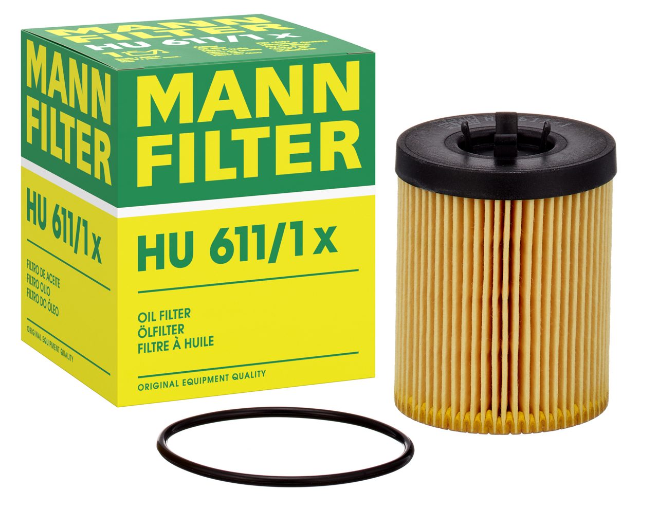 MANN HU611/1X Yağ Filtresi | Opel Vectra/Astra G/Omega B • Saab 9-3 • 1.8 Benzin / 3.2 Benzin ürün görseli