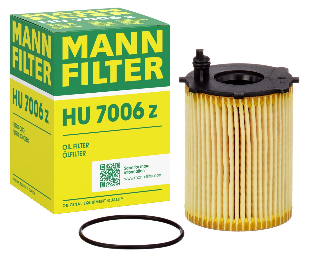 MANN HU7006Z Yağ Filtresi | Alfa Romeo Mito • Fiat Punto/Panda • 0.9 Benzin / 0.9 Benzin/doğal gaz (CNG)
