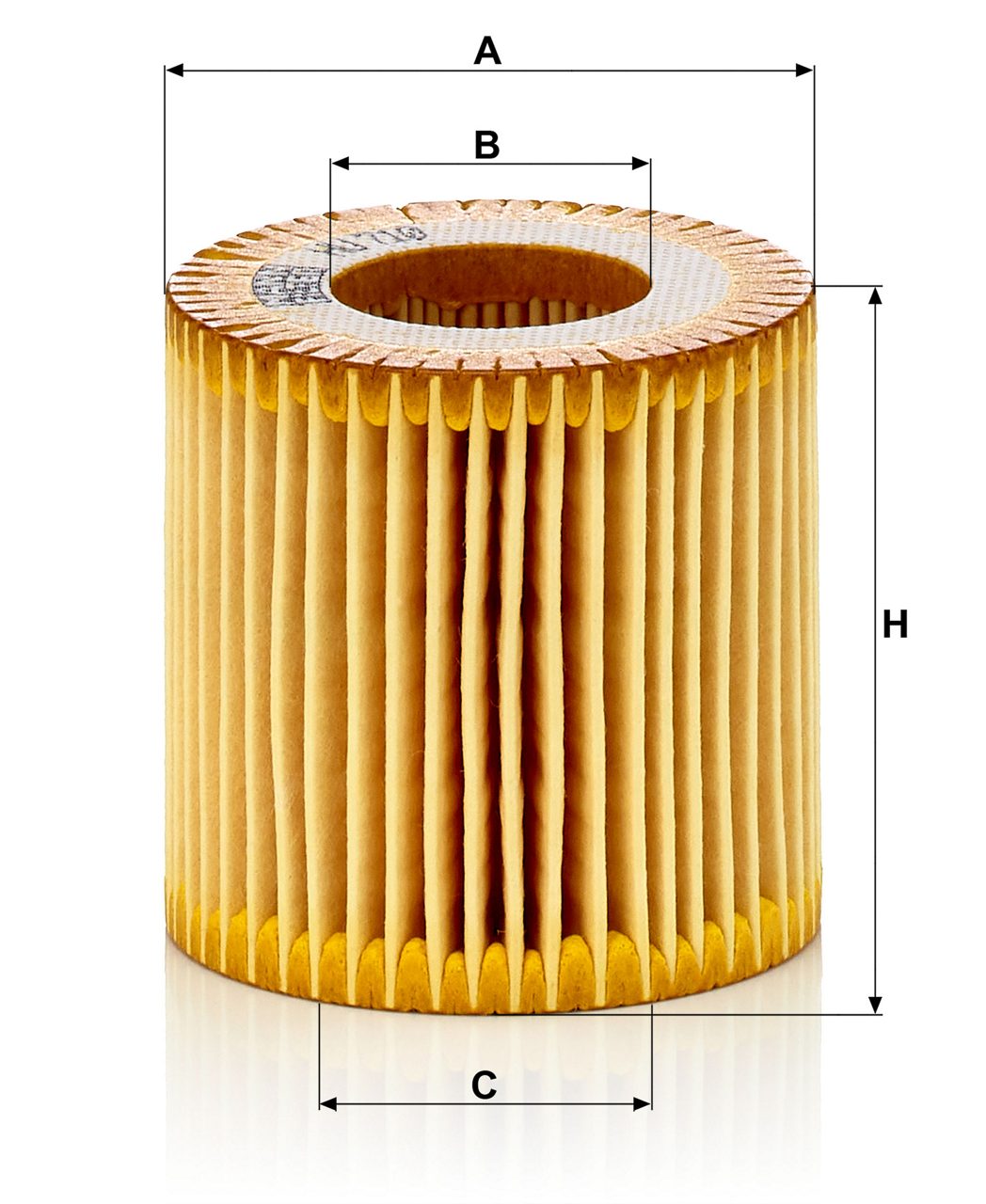 MANN HU710X Yağ Filtresi | Skoda Fabia II/Rapid • VW Polo V • Seat Toledo IV • 1.2 Benzin / 1.2 Benzin/oto gaz (LPG) ürün görseli