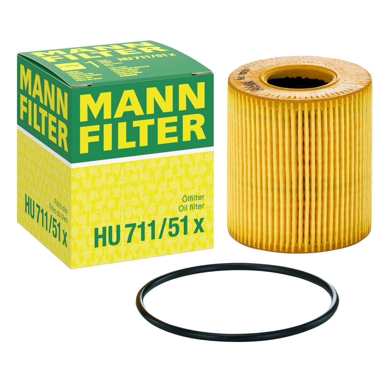 MANN HU711/51X Yağ Filtresi | Ford Transit • Citroën Jumper/Berlingo • Peugeot 206/Boxer • 2.2 Dizel / 2.2 HDi