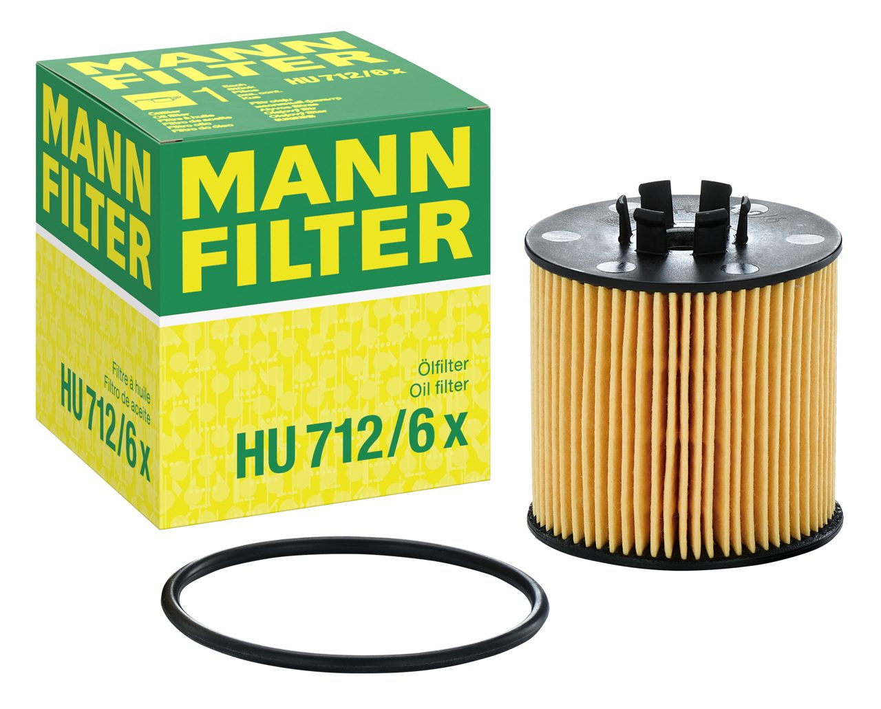 MANN HU712/6X Yağ Filtresi | VW Golf/Jetta III/EOS • Seat Cordoba/Leon • 1.4 TSI / 1.6 Benzin