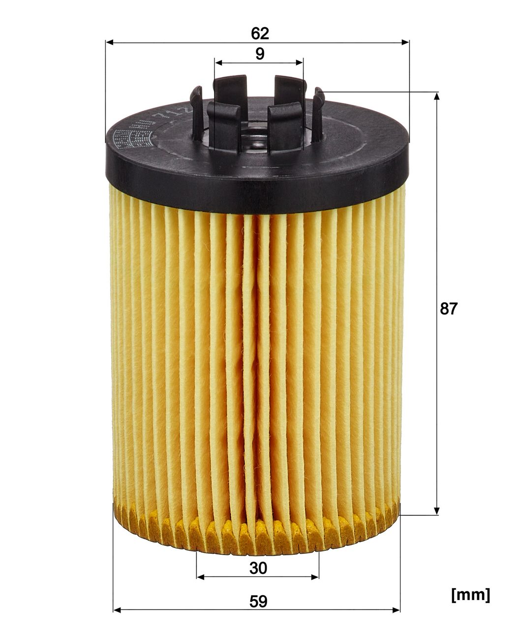 MANN HU712/8X Yağ Filtresi | Opel Astra/Corsa/Agila/Combo/Meriva A/Tigra • 1.4 Benzin / 1.2 Benzin ürün görseli