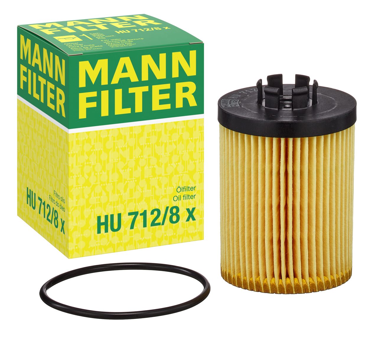 MANN HU712/8X Yağ Filtresi | Opel Astra/Corsa/Agila/Combo/Meriva A/Tigra • 1.4 Benzin / 1.2 Benzin