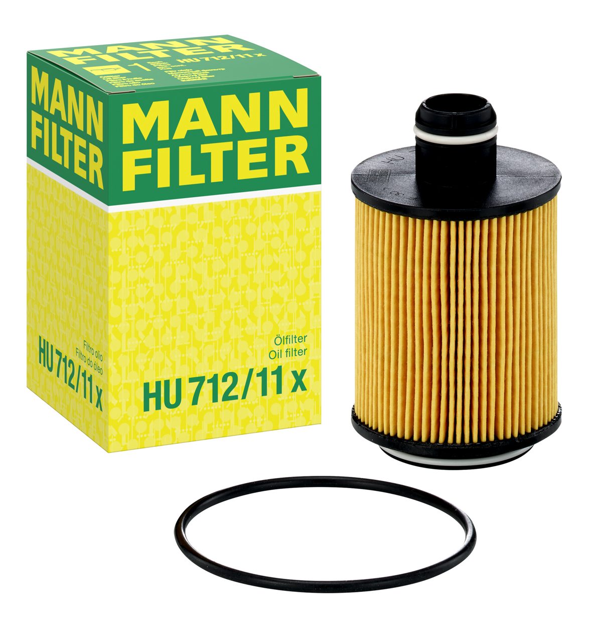 MANN HU712/11X Yağ Filtresi | Fiat Punto/Doblo/Panda • Alfa Romeo 159 • Lancia Delta III • 1.3 MultiJet / 1.6 MultiJet