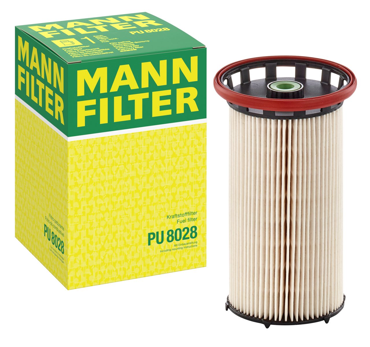 MANN PU8028 Yakıt Filtresi | Audi A3 • VW Golf/Caddy • Skoda Octavia • Seat Leon • 2.0 TDI / 1.6 TDI